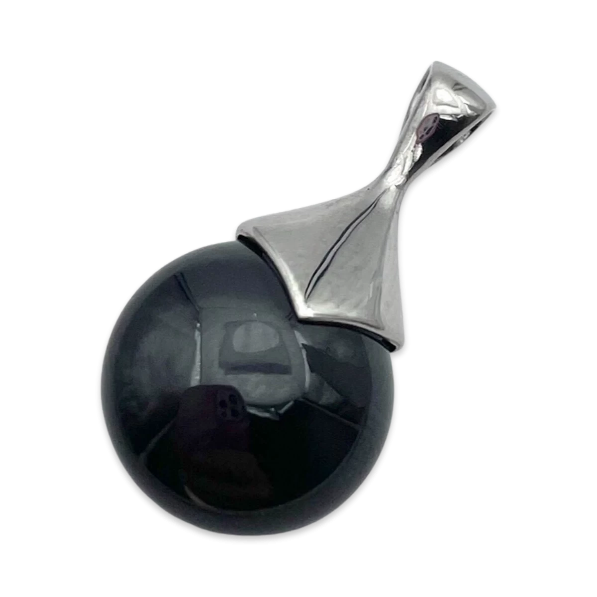 Amber Silberanhänger