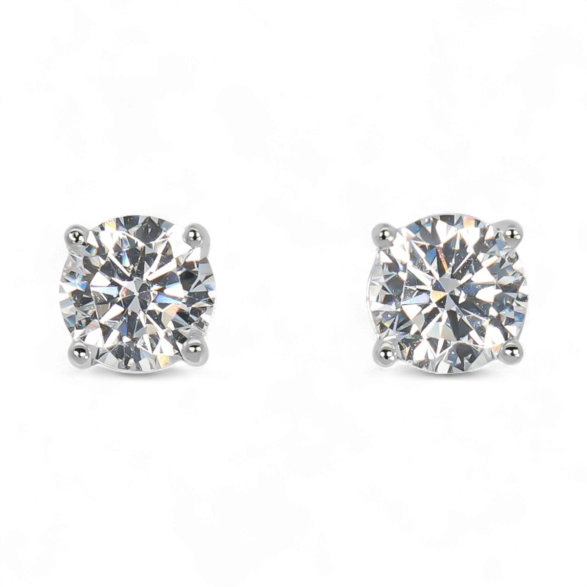 Boucles d'oreilles en diamant artificiel