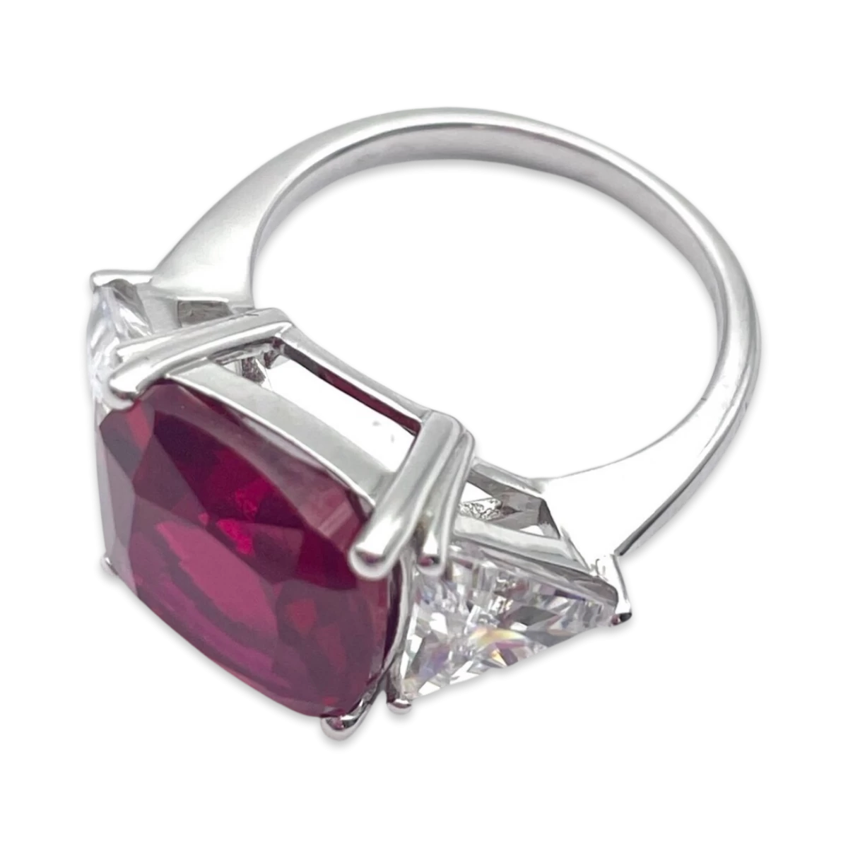 镶钻银戒指卡罗琳娜