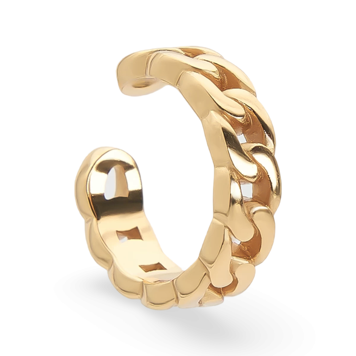 Pince-oreille en argent plaqué or