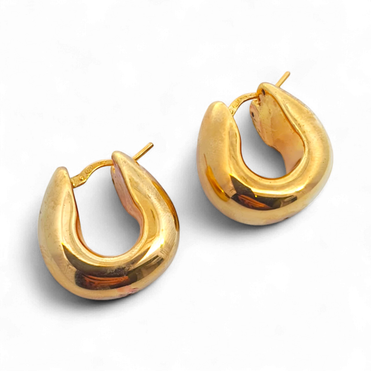 Gold plated silver Earrings