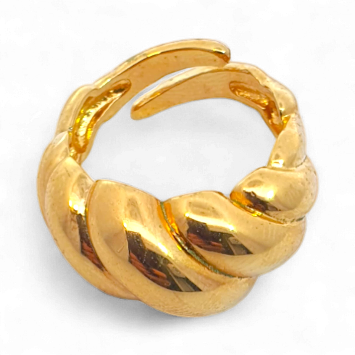 Gold plated silver Ring