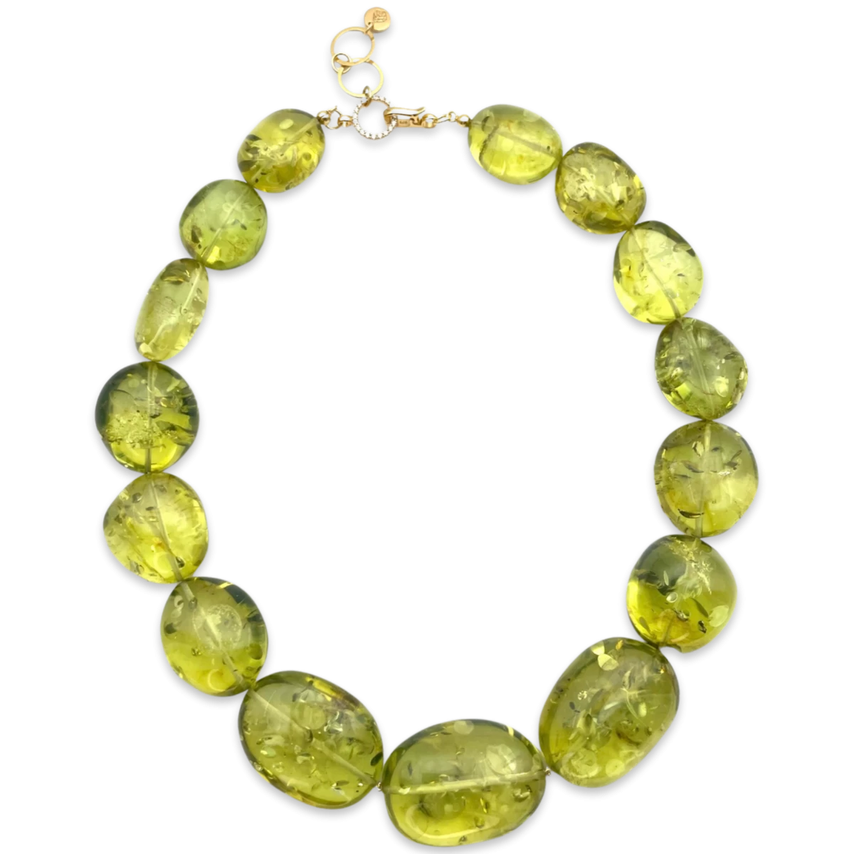 Collar de Ámbar Verde