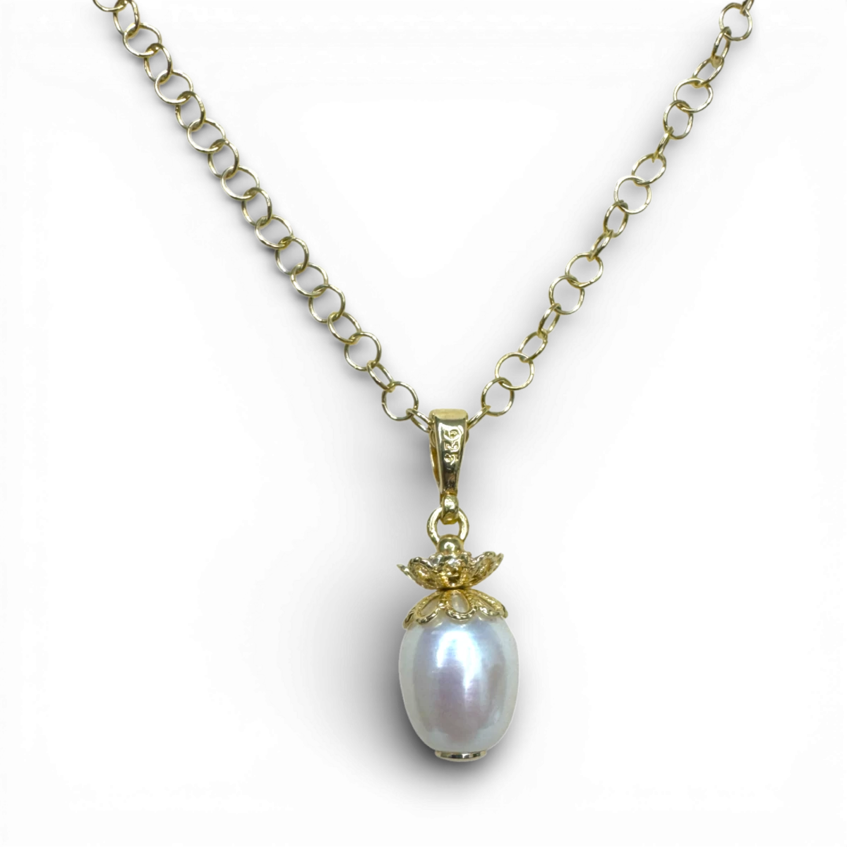 Кольє з перлиною