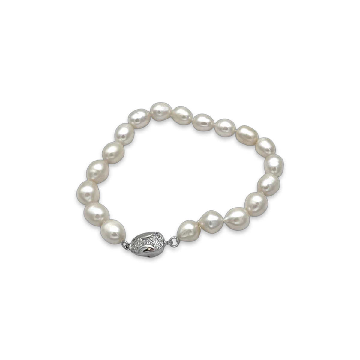 银色珍珠手链