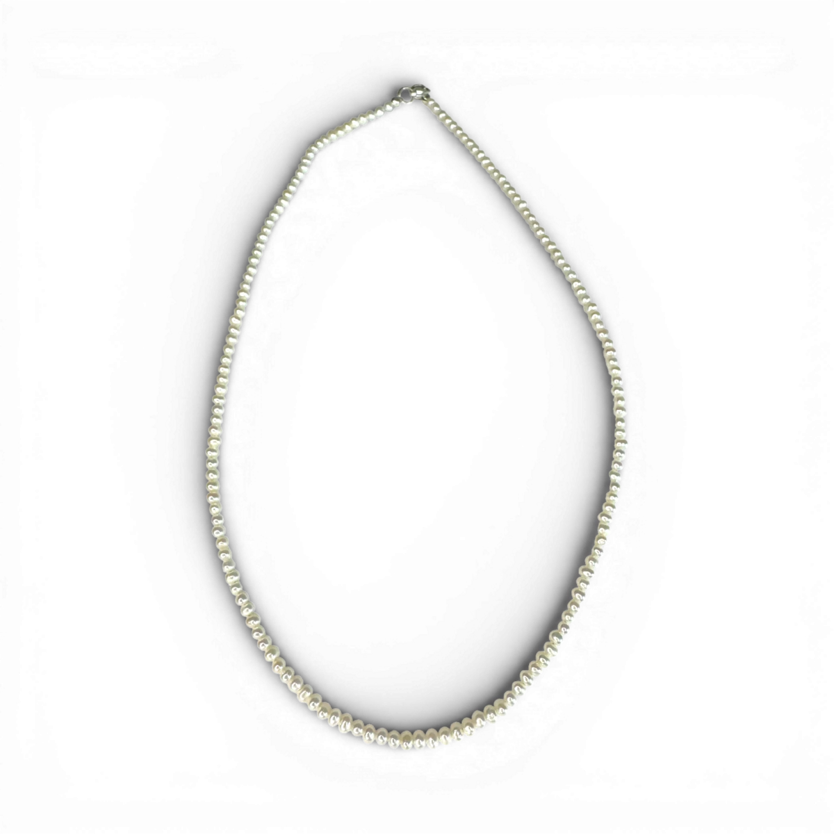 Pearl silver necklace