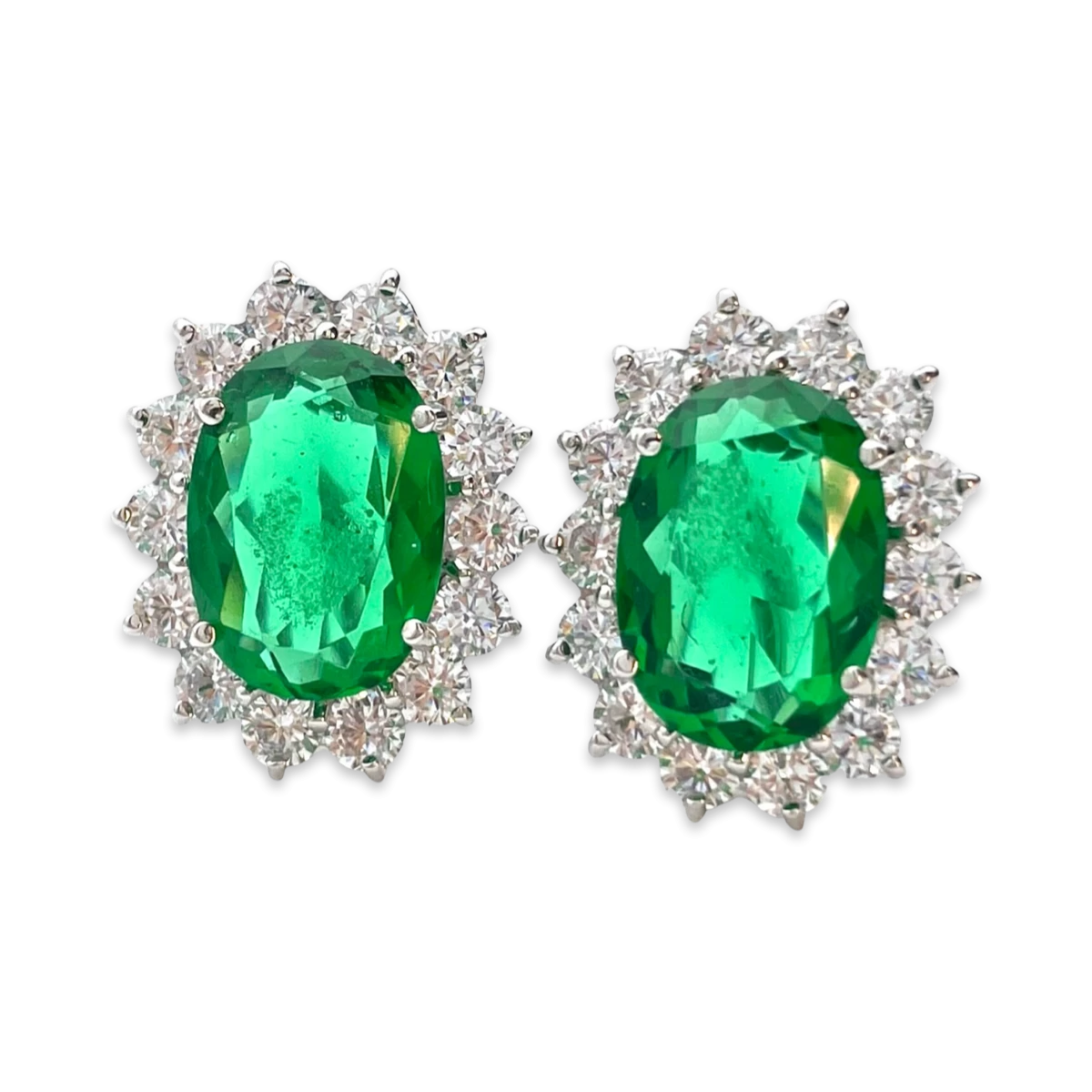 Boucles d'oreilles en argent de la princesse Diana