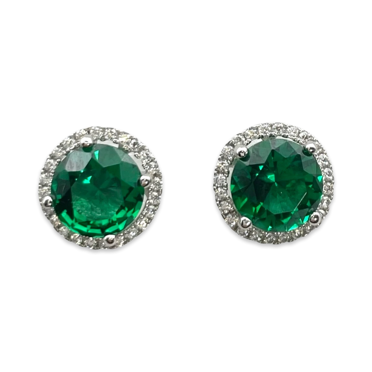 圆形银耳环 11 mm