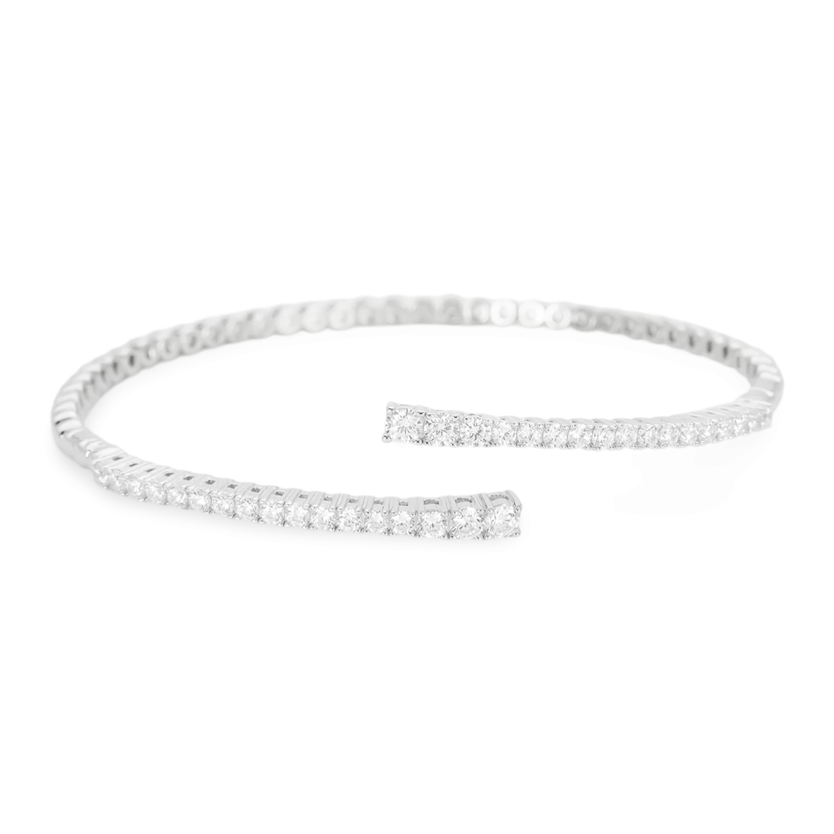 Silberarmband mit Zirkonen