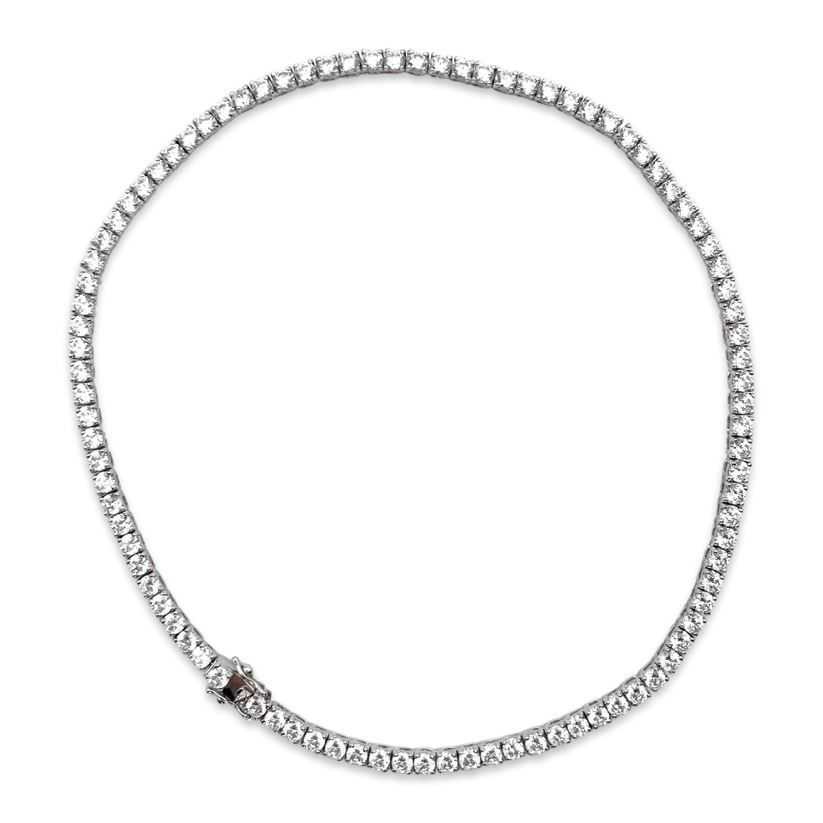Gargantilla Collar Tennis Plata