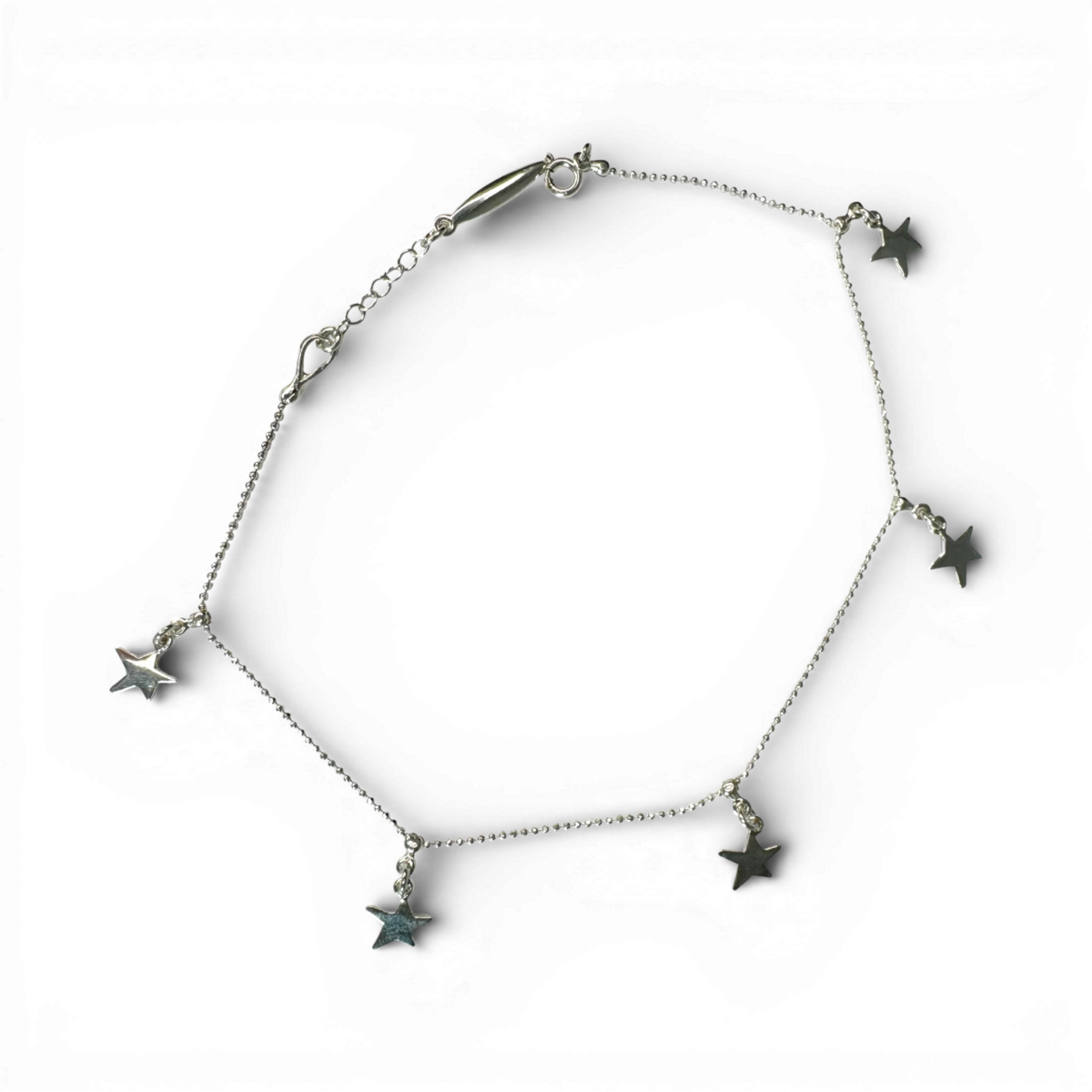 Silver anklet
