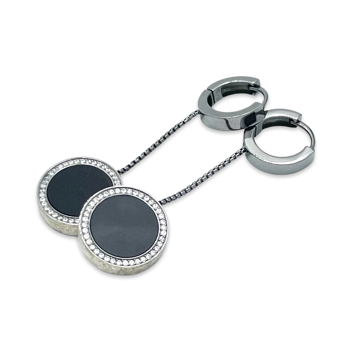 Silberohrringe mit Bernstein