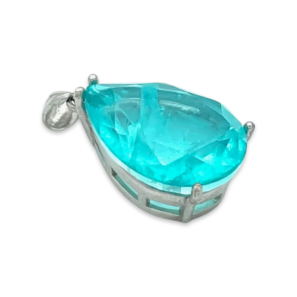 Pendentif en argent Paraiba