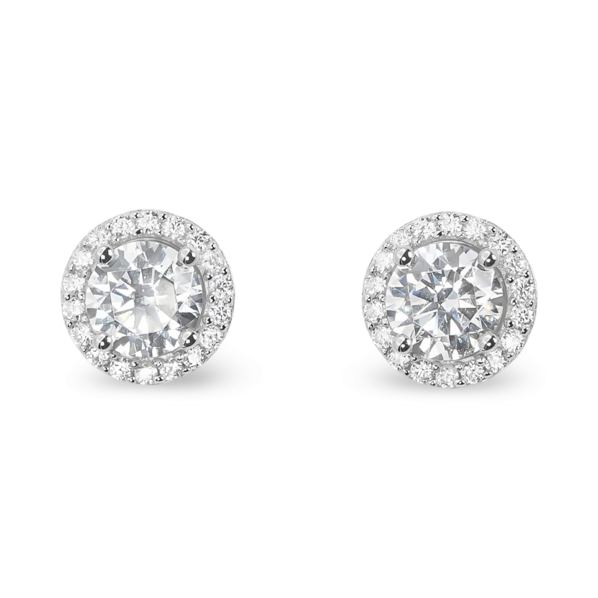 Silber Zirkon Ohrringe