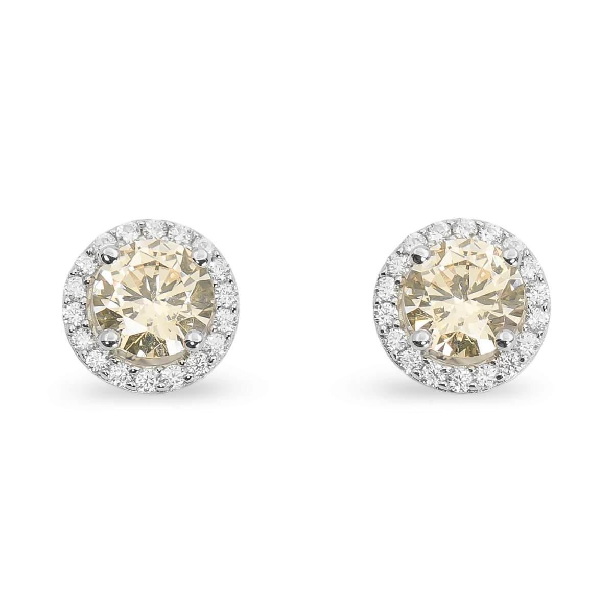 Silber Zirkon Ohrringe