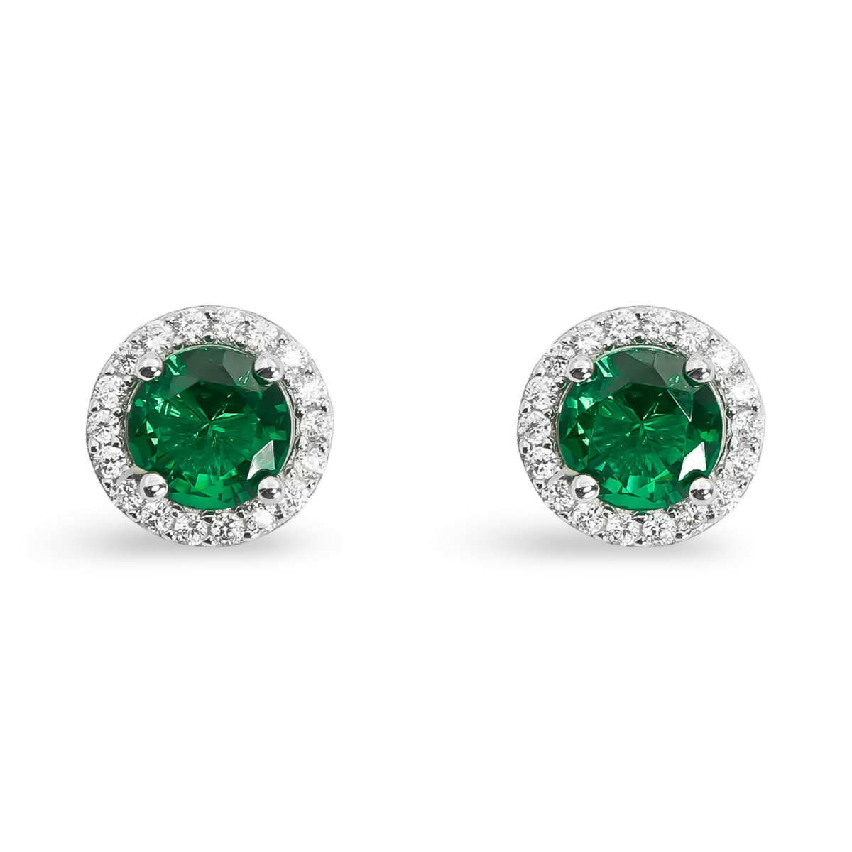 Silber Zirkon Ohrringe