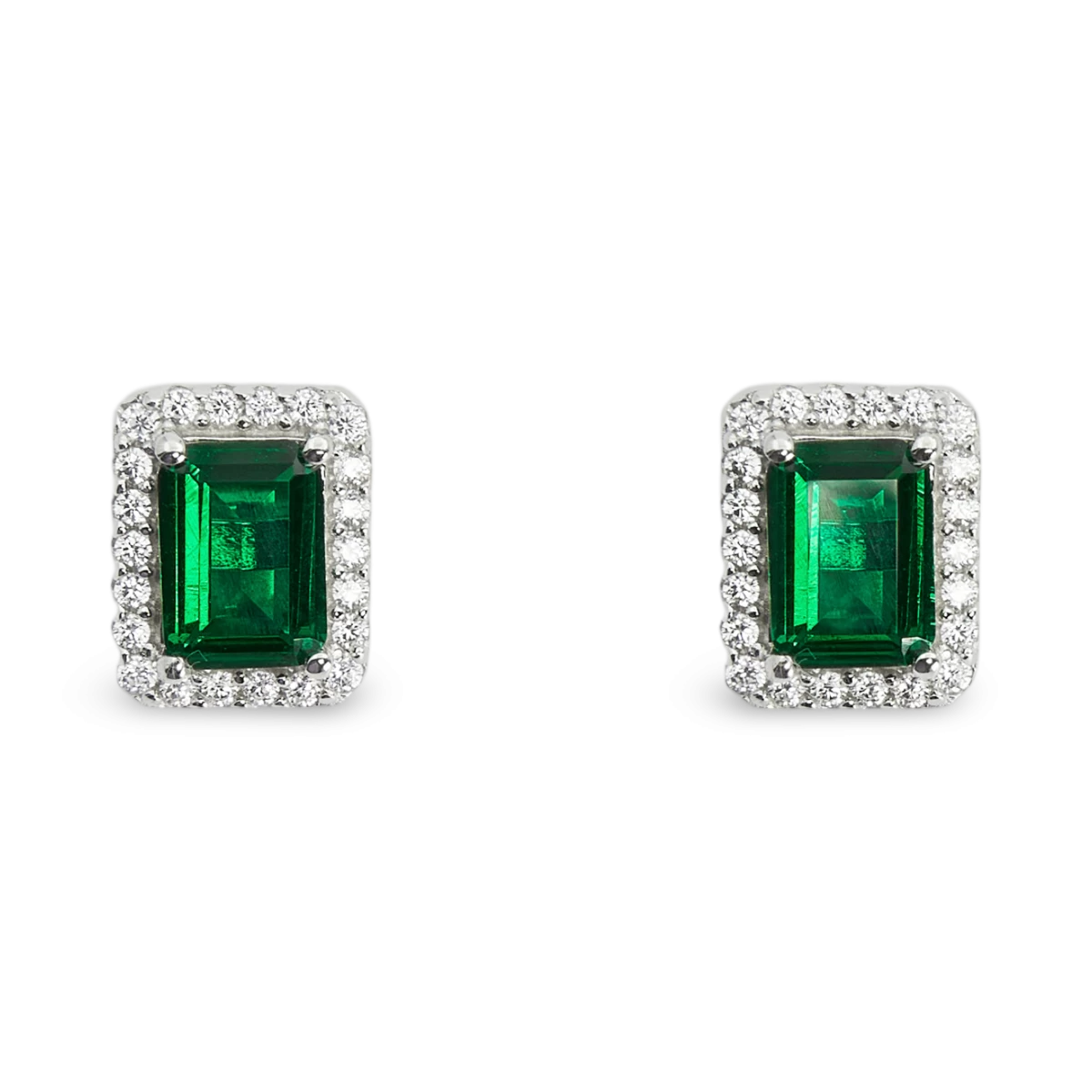 Silber Zirkon Ohrringe