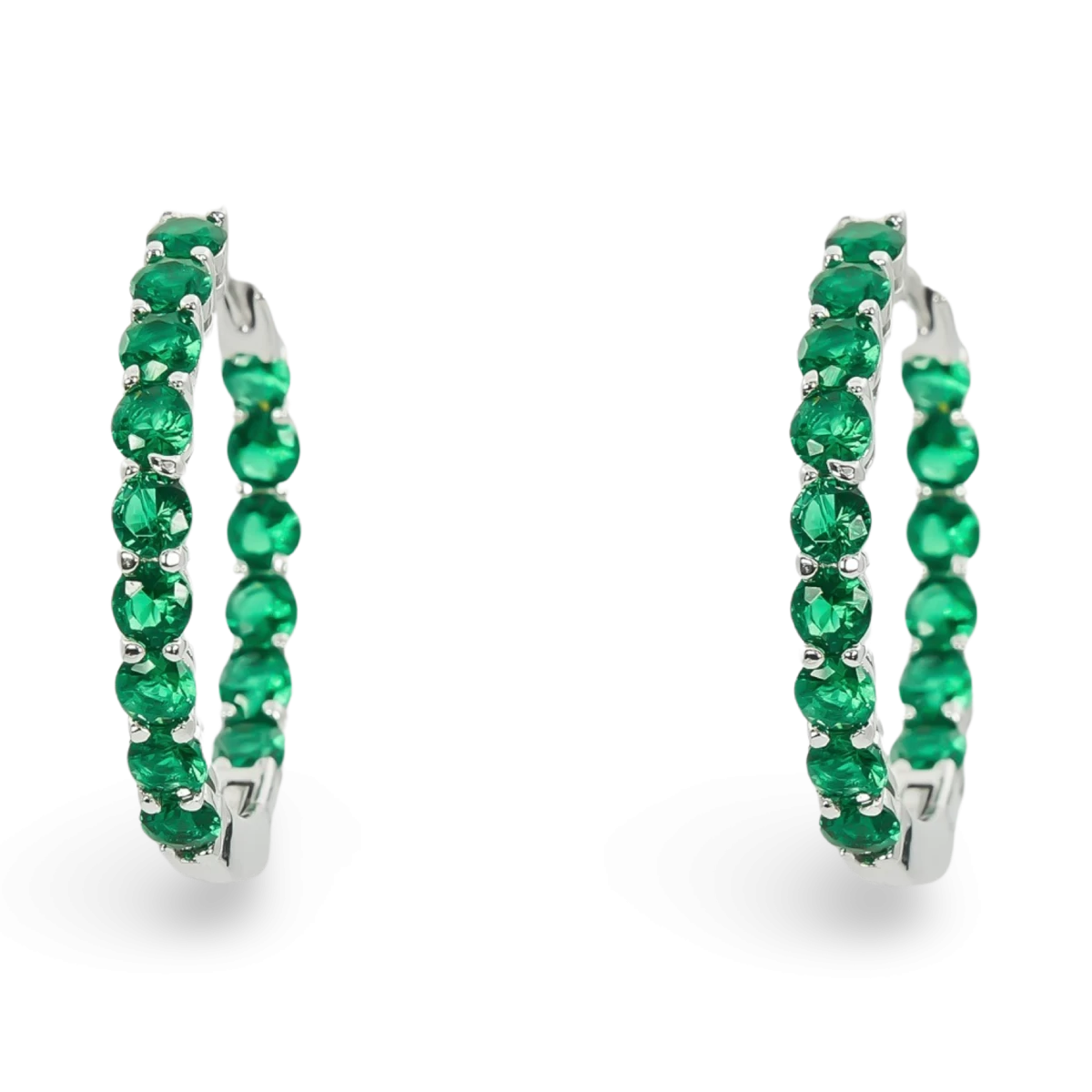 Silber Zirkon Ohrringe