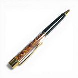Amber-accented pen