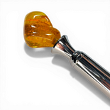 Amber-accented pen