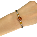 Браслет з бурштину