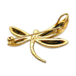 琥珀蜻蜓别针吊坠