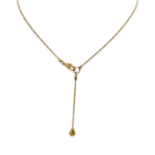 Amber gold plated necklace