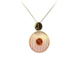 Amber gold plated necklace