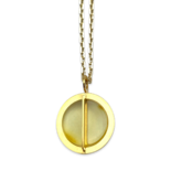 Amber gold plattierte Halskette