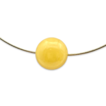 Amber vergoldete Halskette