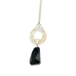 Amber vergoldete Halskette