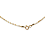 Amber vergoldete Halskette