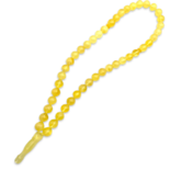 Amber muslim rosary, small