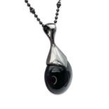 Amber Silberanhänger