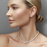 Boucles d'oreilles en diamant artificiel