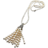 Bead necklace Pearl