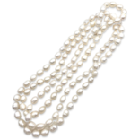 Bead necklace Pearl