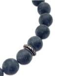 Schwarzer Bernstein-Armreif