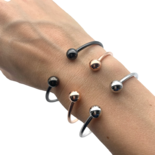 Black Silver bracelet