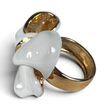 Bow Ring — Vergoldetes Messing