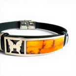 Bracelet with amber