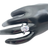 经典椭圆形银戒指