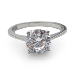 Classic Round Cut Engagement Ring