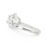 Verlobungsring mit klassischem Rundschliff