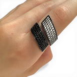 Contrarier Ring White_Black