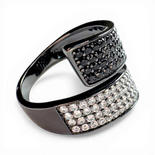 Contrarier Ring White_Black