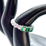 Bague en argent demi/demi fusion Cool