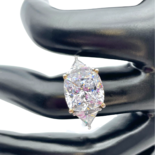 Silver Ring with zircons Karolina
