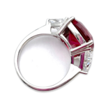 Silver Ring with zircons Karolina