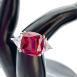 镶钻银戒指卡罗琳娜